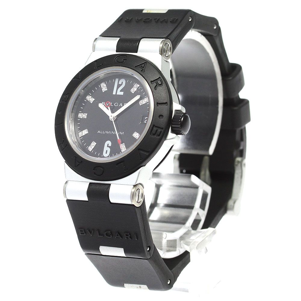 ブルガリ BVLGARI AL32TA アルミニウム ダイヤインデックス
