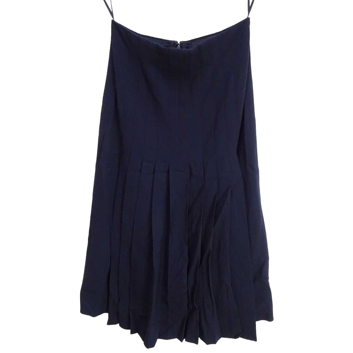 シャネル BOUTIQUE スカート 38 ネイビー レディース CHANEL - メルカリ 