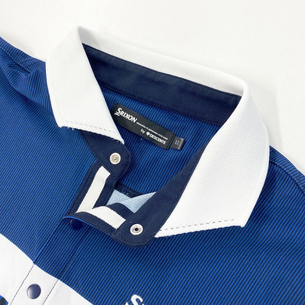 サイズ：LL SRIXON スリクソン by DESCENTE 半袖ポロシャツ