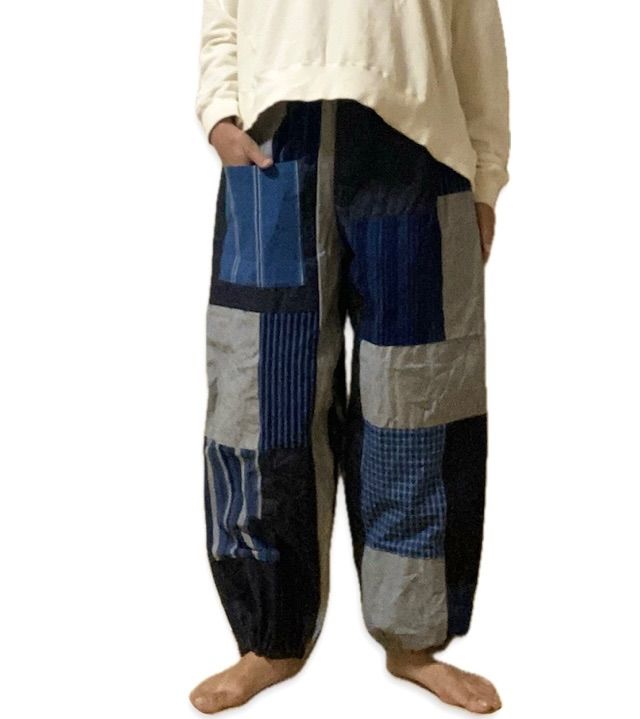 パッチワークパンツ
