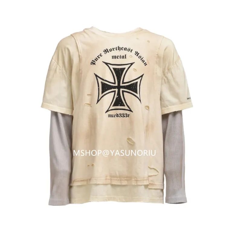 PROJECT GR murd333r.FM 3レイヤードロングスリーブTシャツ  2