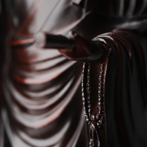 日蓮上人 - 総高24cm 茶彩色 高岡銅器 仏像 IMPECCABLEHEALTHCARESERVICES_COM