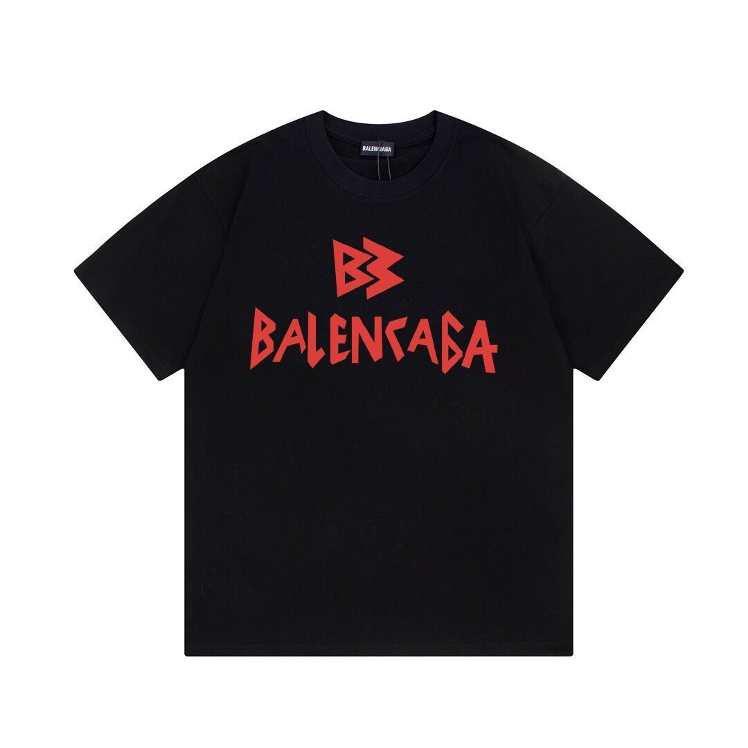 今日特価】Balenciaga 赤ロゴショート T シャツ-2 - メルカリ
