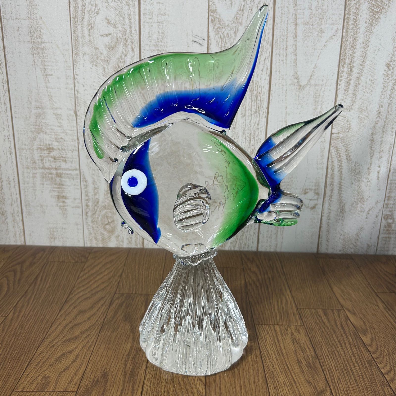 マルティガラス エンゼルフィッシュ 熱帯魚 ガラス細工 置物