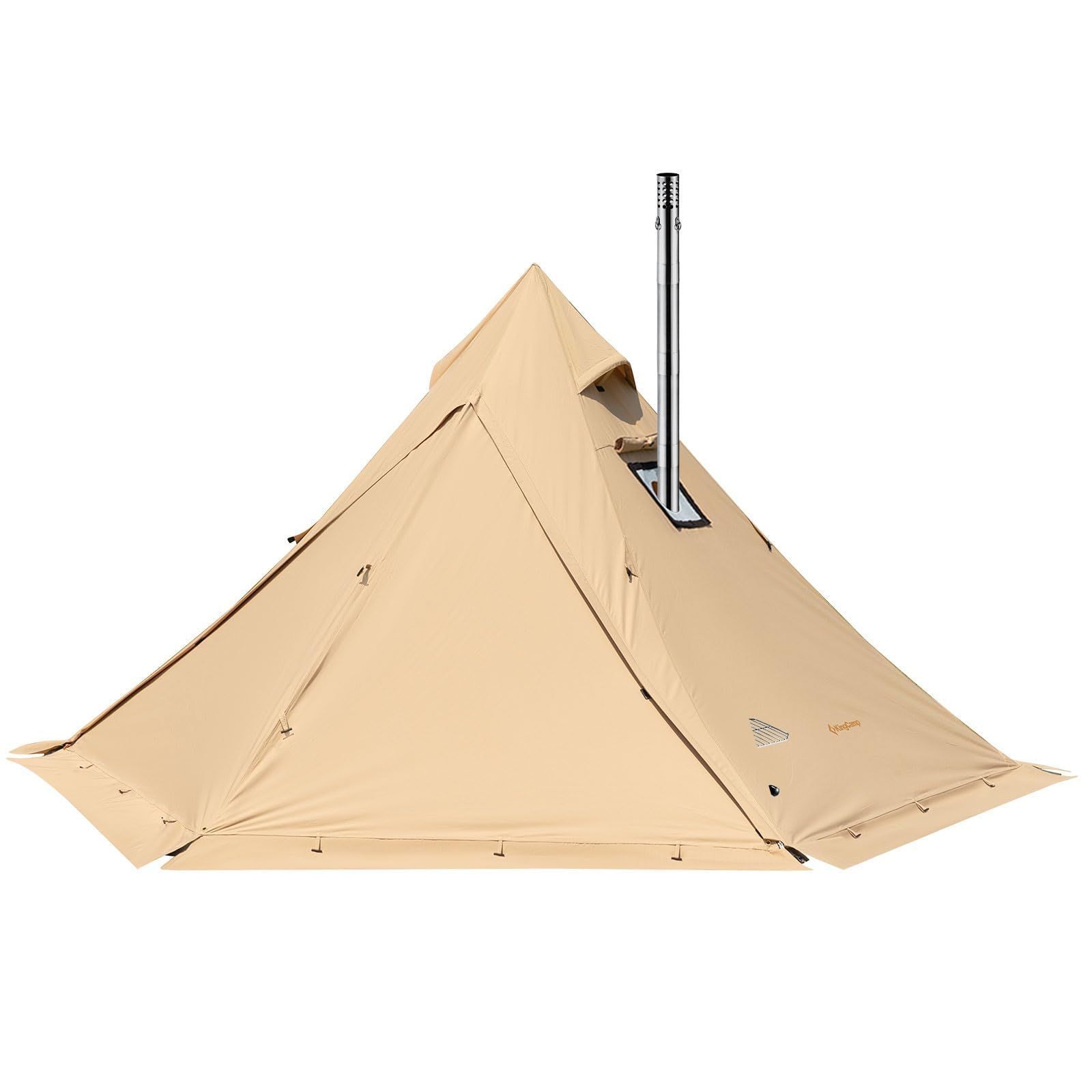 KingCamp ワンポールテント TCテント ポリコットン 簡単設営 冬 KingCamp ワンポールテント TCテント ポリコットン 簡単設営 冬