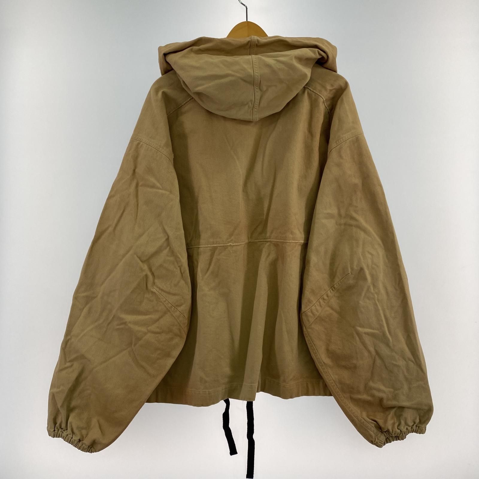 ANCELLM DRILL HOODIE JACKET 2 ベージュ