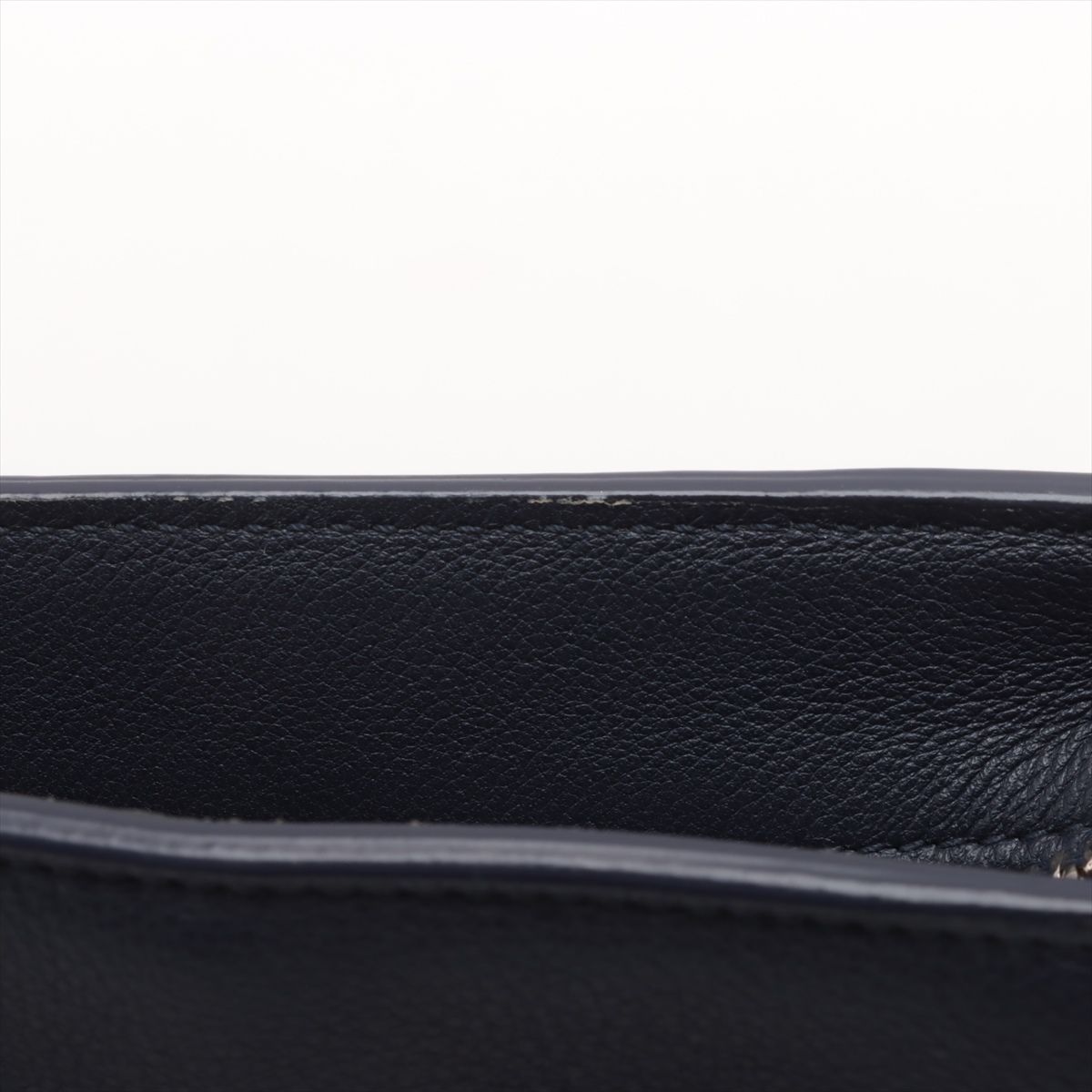 サルヴァトーレフェラガモ レザー クラッチ バッグ ハンド セカンド ポーチ トート ネイビー 紺 レディース EEE BV20-46 DECORATOM_COM_BR