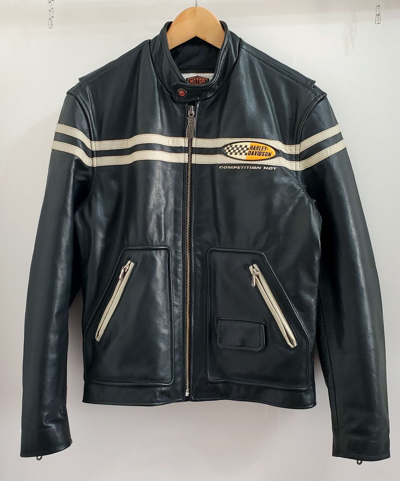 HARLEY-DAVIDSONハーレーダビッドソン□美品 1980-90s vintage 牛革