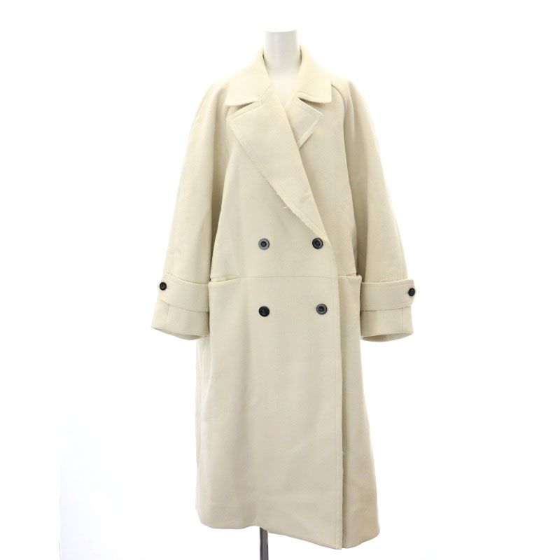 メゾンスペシャル MAISON SPECIAL Super140 Melton Over Coat コート チェスター ロング アウター ウール M  オフホワイト /MI □OS - メルカリ