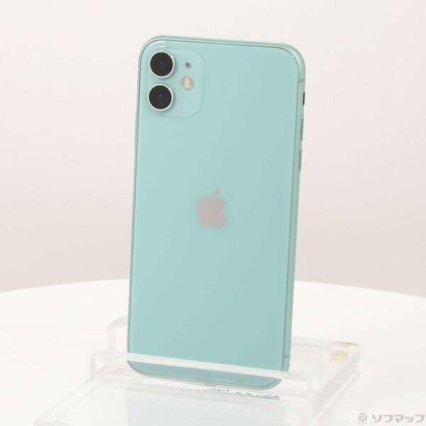 中古品〕 iPhone11 64GB グリーン MHDG3J／A SIMフリー【352】 - メルカリ