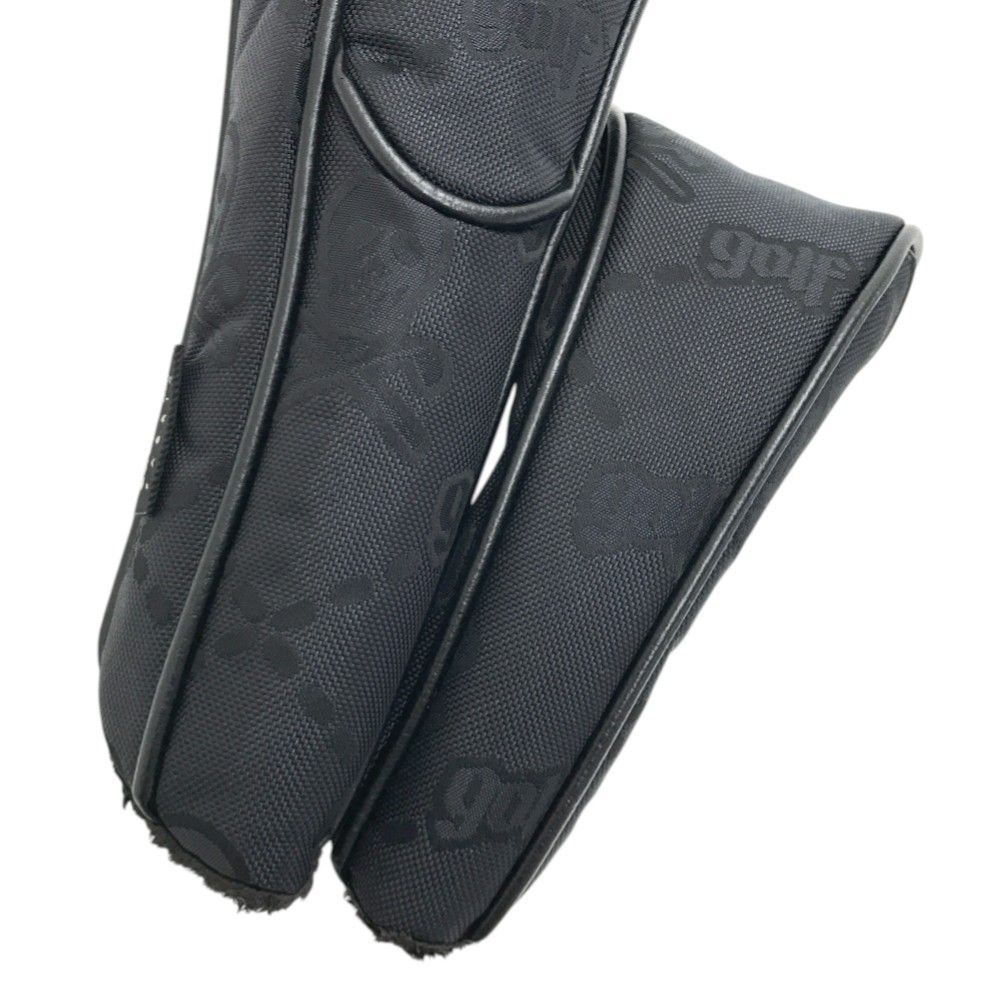 MARK&LONA マークアンドロナ ヘッドカバー 2点セット 総柄 ブラック系