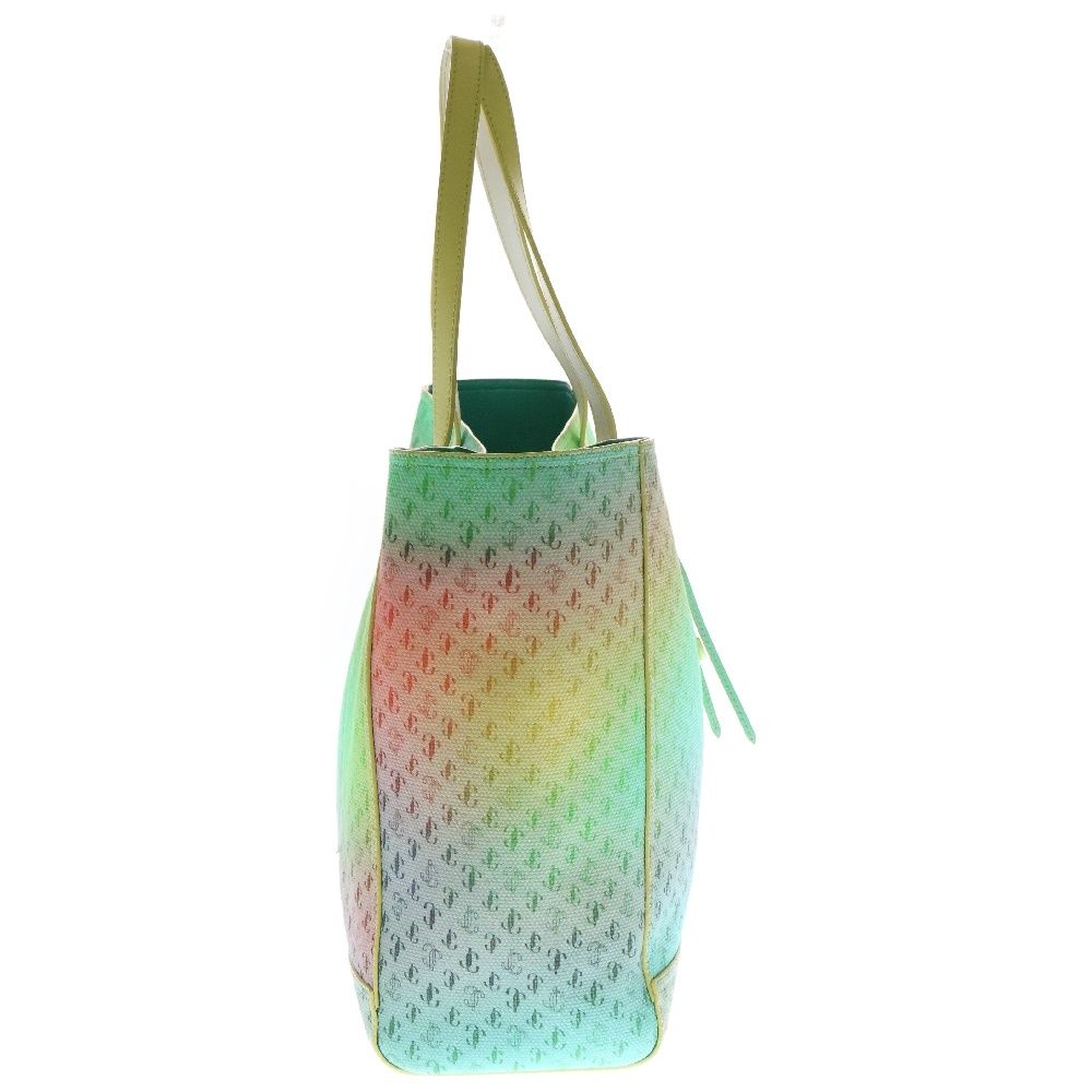 JIMMY CHOO バイカラー トートバッグ JIMMY CHOO マルチカラー ハンドバッグ
