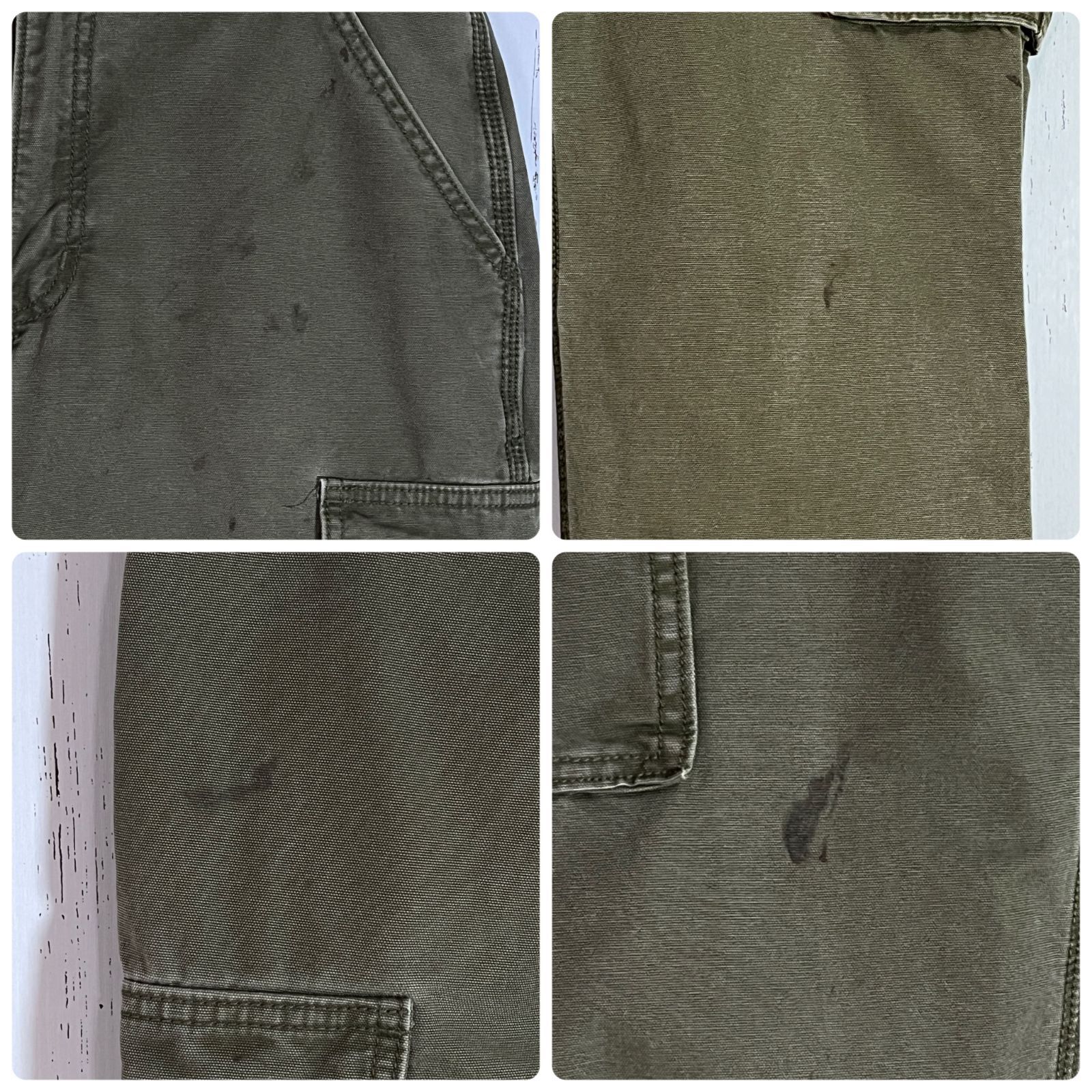 【即発送】Carhartt カーハート ペインターパンツダック地 オリーブW33 Carhartt カーハート W33 L32 ダック地 カーゴポケット