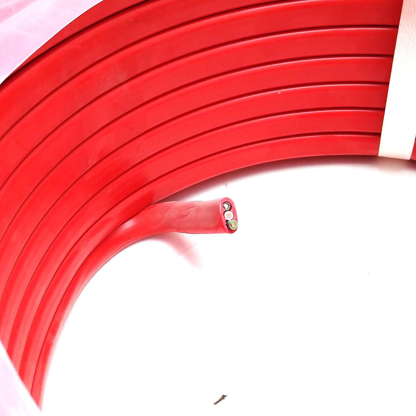 X04491 富士電線 公団用 VVF3×2.0㎜ 赤 黒白緑 100ｍ 電線 建築資材 電気工事 ケーブル HRDEVELOPMENT_JP