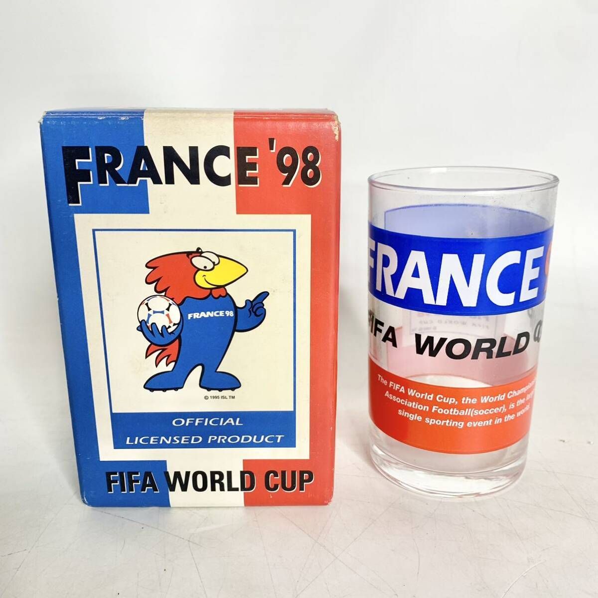 希少 フランス ワールドカップ ガラス コップ グラス タンブラー FIFA WORLD CUP FRANCE 1998 サッカー W杯 - メルカリ