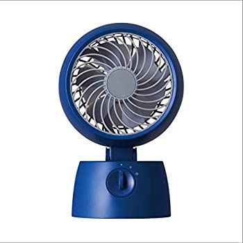 【-非常に良い】ドウシシャ サーキュレーター USB 風量2段階 ピエリア ネイビー FSU-081U NV