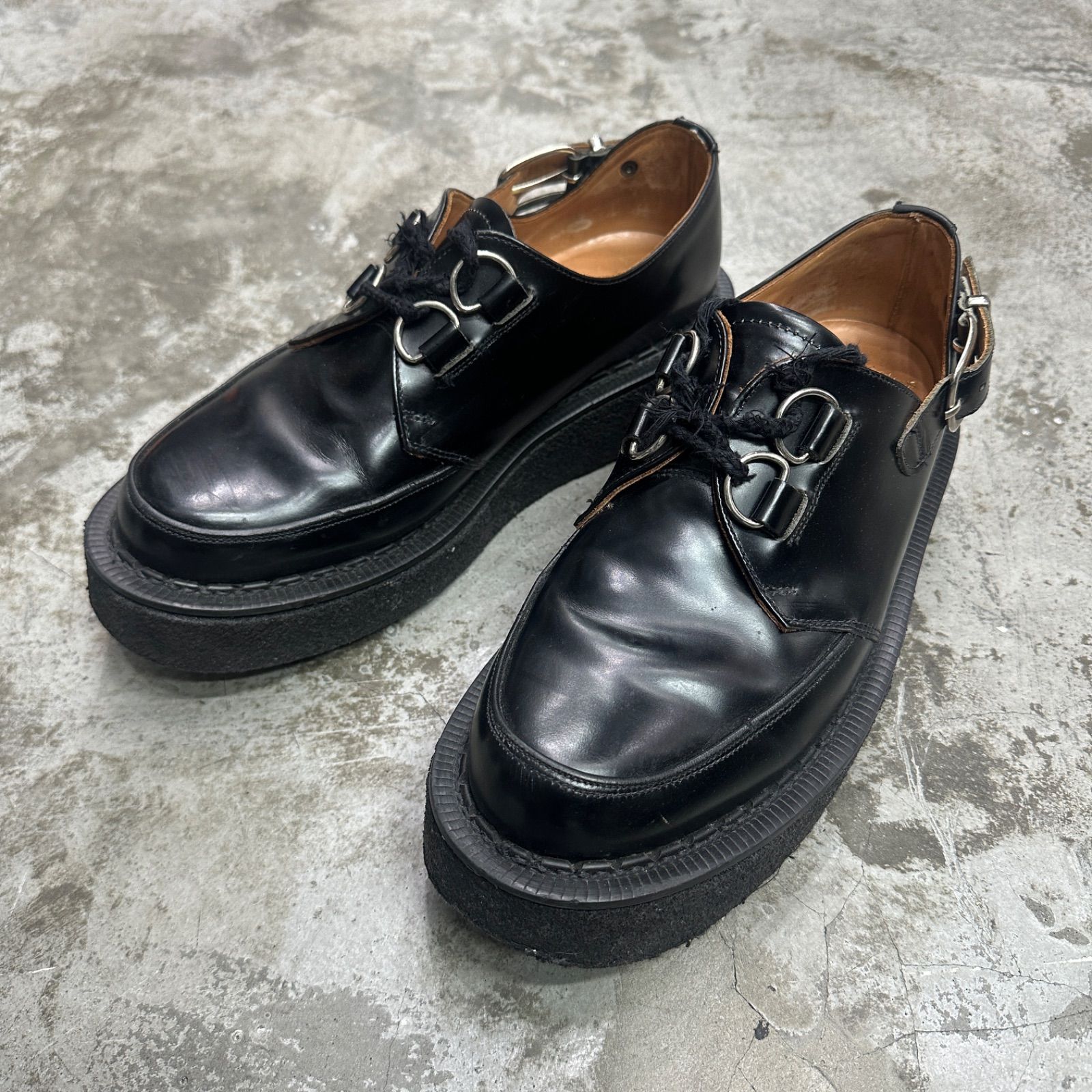 COMME des GARCONS HOMME PLUS GEORGE COX 18AW D Ring Cut Out Shoe