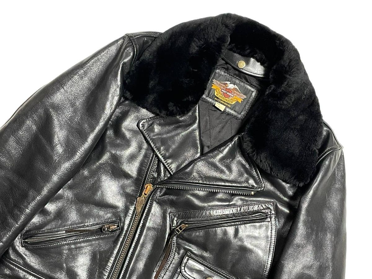 Lサイズ HARLEY DAVIDSON ハーレーダビッドソン 馬革 ホース