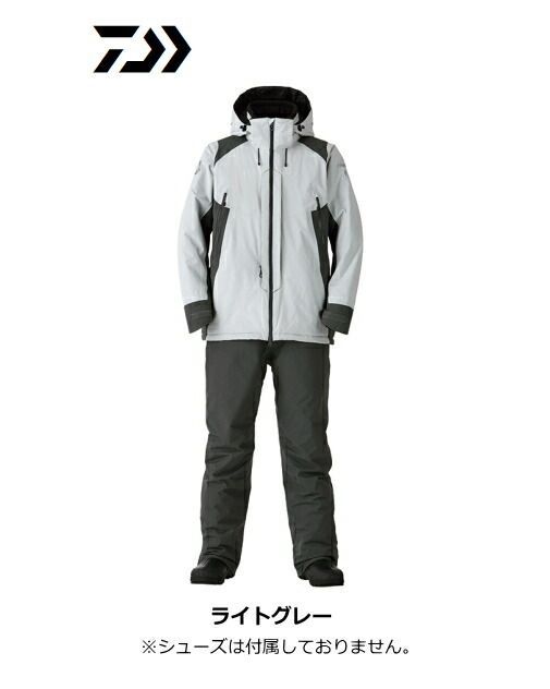 ダイワ レインマックスR ハイパー コンビアップ ハイロフト ウィンタースーツ DW-3420 ライトグレー 2XL / daiwa / 釣具