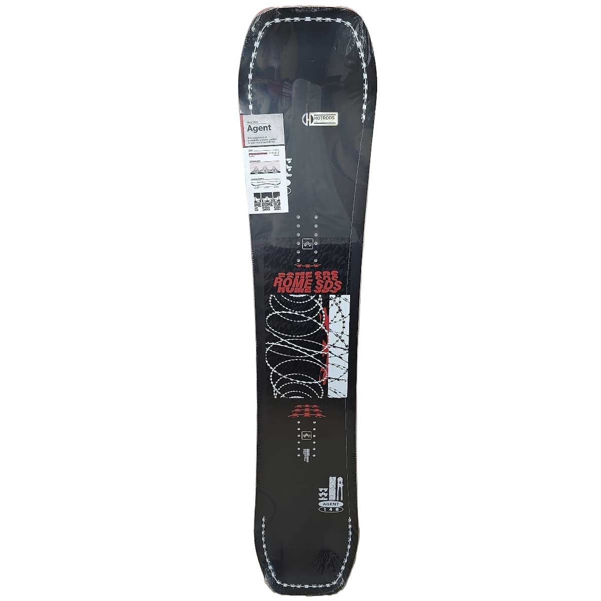 ローム 23-24 AGENT エージェント スノーボード 板 148cm ROME