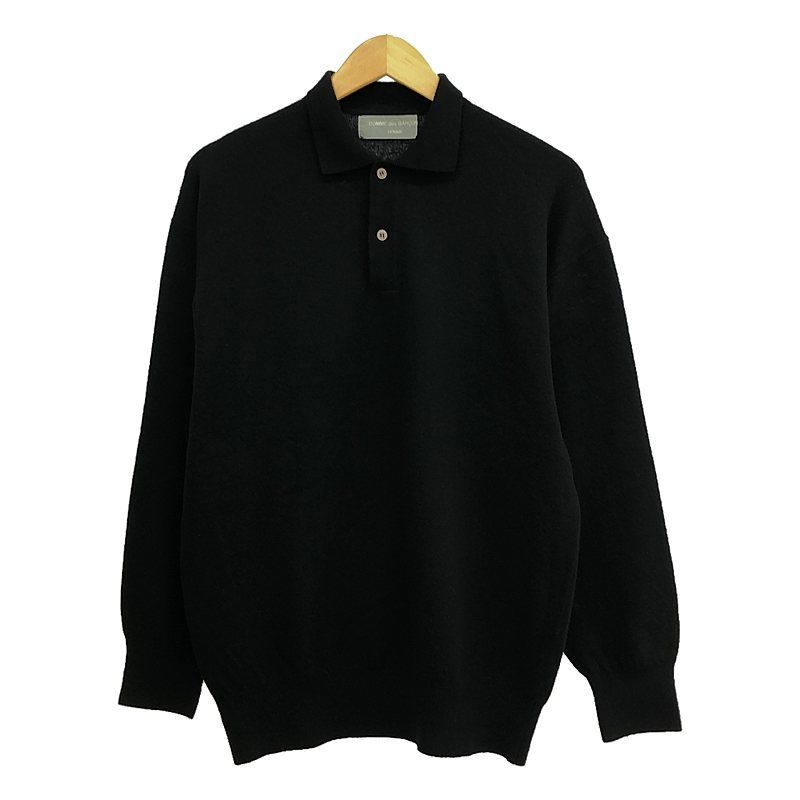 COMME des GARCONS HOMME / 80s/川久保オム/ニットポロシャツ/ウール/NVY/HN-050160// COMME des GARCONS HOMME◇80s/川久保オム/ニットポロシャツ/ウール