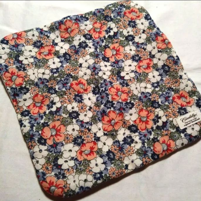 花柄☆8重ガーゼハンカチ タオル☆ハンドメイド - メルカリ