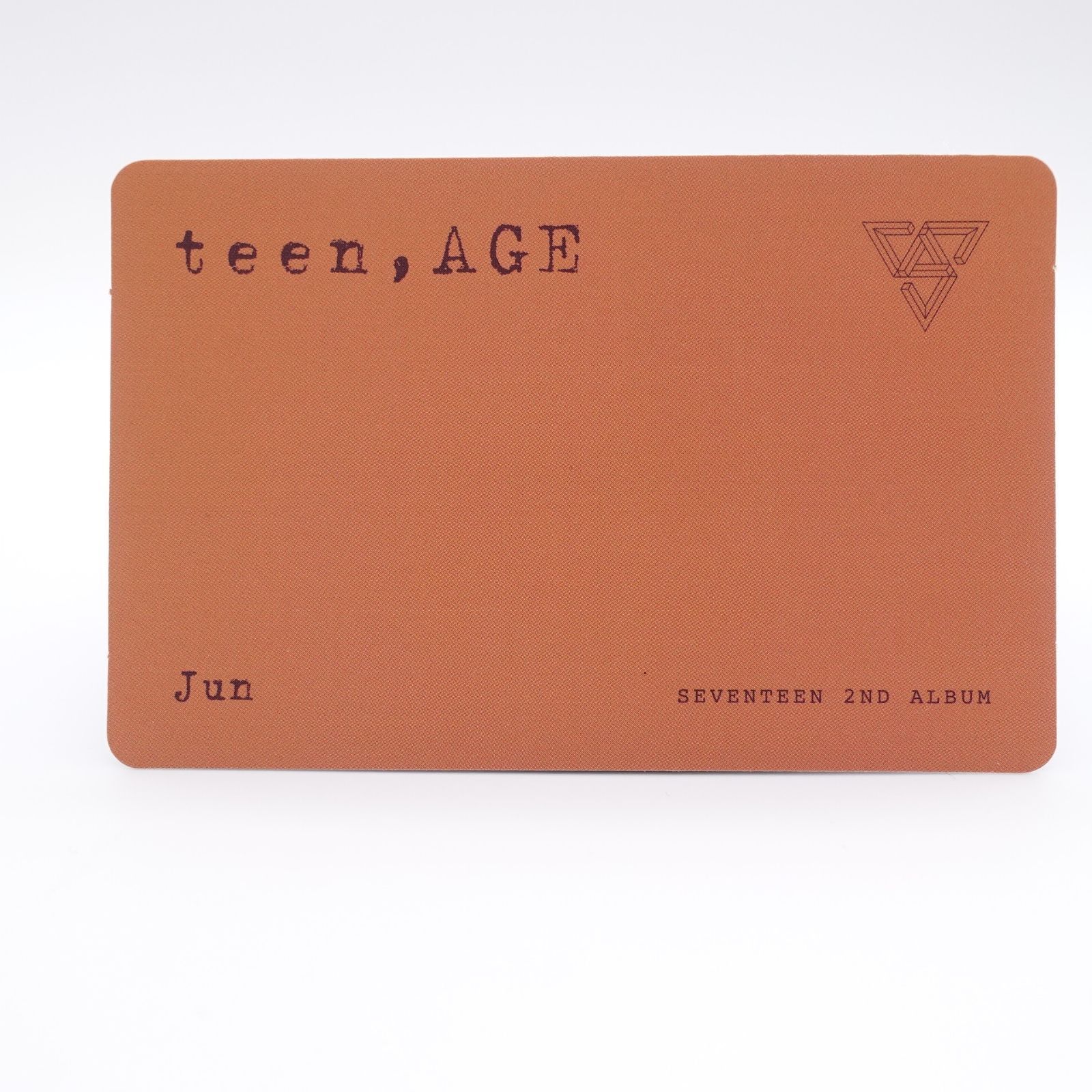 SEVENTEEN ジュン teen age トレカ フォト カード JUN