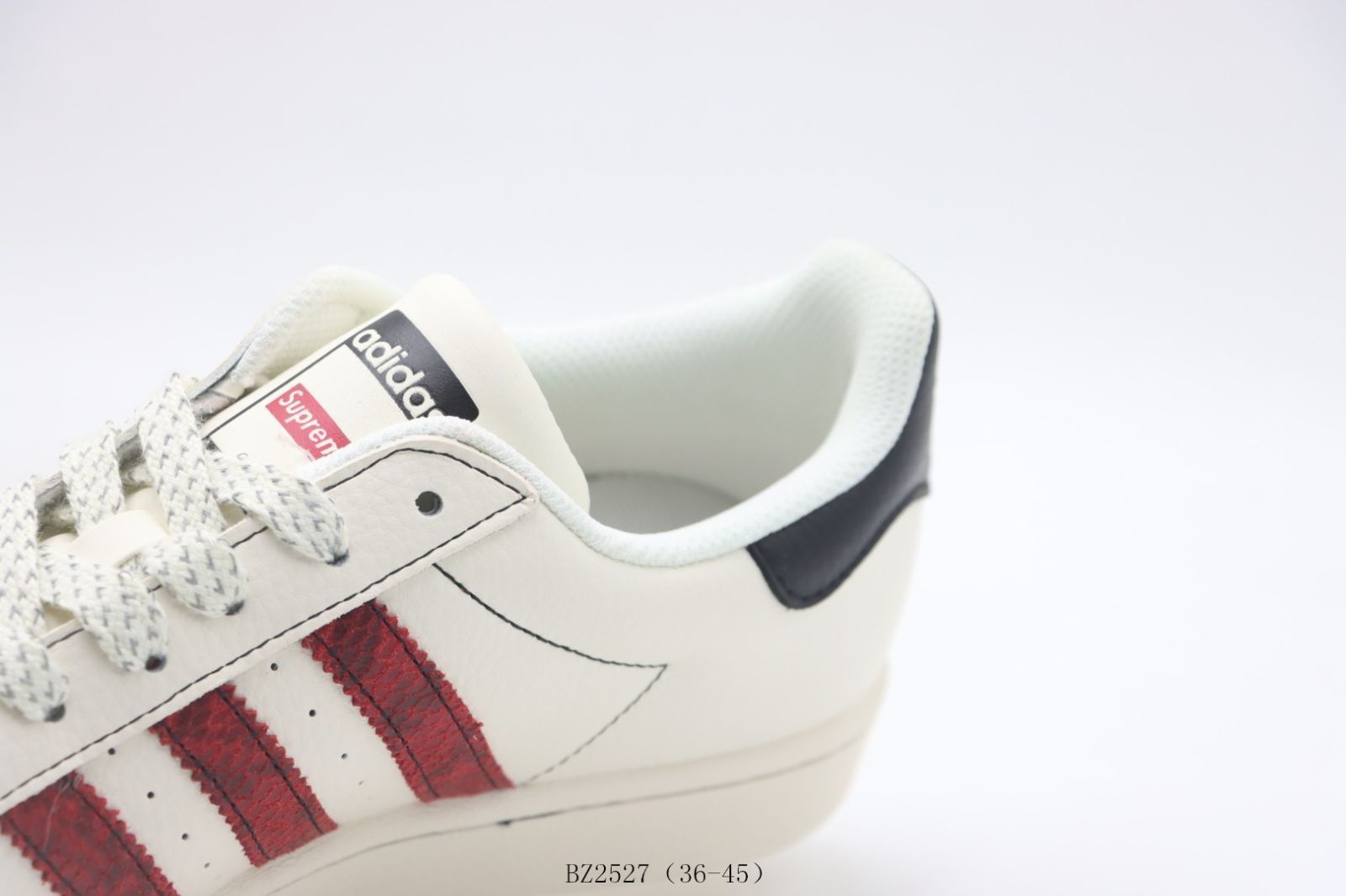 adidas ホワイト/レッド シューズ ベルクロ　25.5㌢ adidas アディダス スニーカー SUPERSTAR スーパースター GZ3741