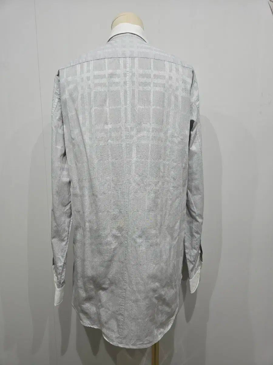 BURBERRY バーバリー チェック 長袖 シャツ グレー