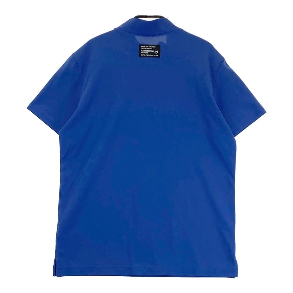 サイズ 2 MASTER BUNNY EDITION マスターバニーエディション ハイネック 半袖Tシャツ ブルー系 240101532893 ゴルフウェア レディース ストスト