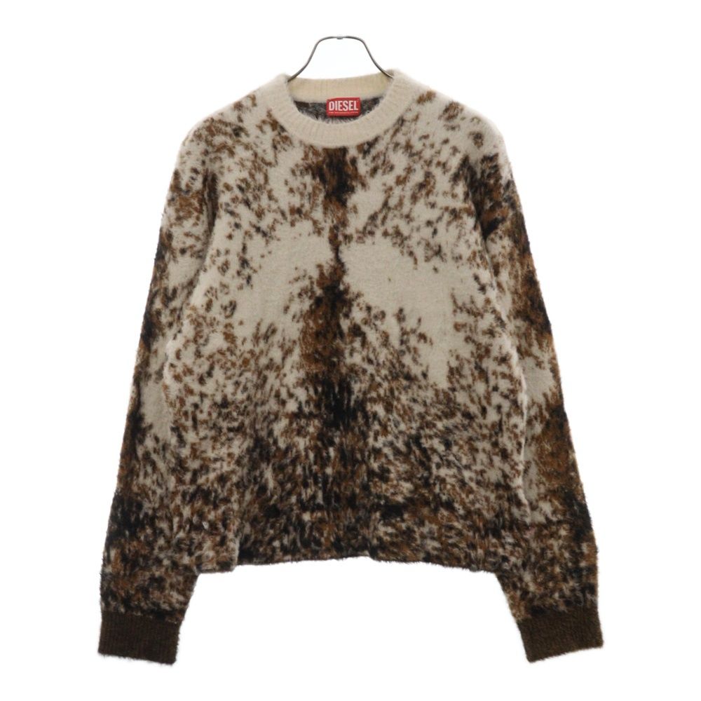 美品 DIESEL ディーゼル 現行 レオパード ニット セーター コムドット 美品 DIESEL ディーゼル 現行 レオパード ニット セーター コム