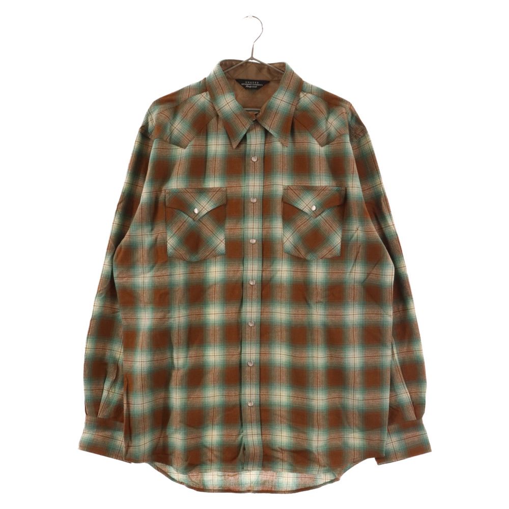 UNUSED (アンユーズド) 20AW ombre check western shirt US1816