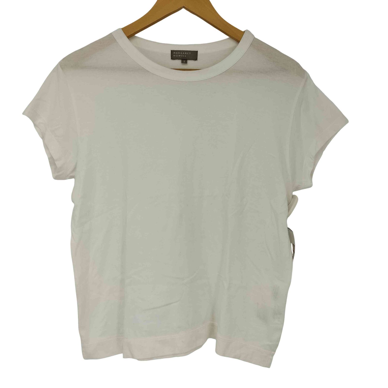 マーガレットハウエル　クルーネック　リネン　半袖シャツ　Tシャツ MARGARET HOWELL / マーガレットハウエル | リネン クルーネック