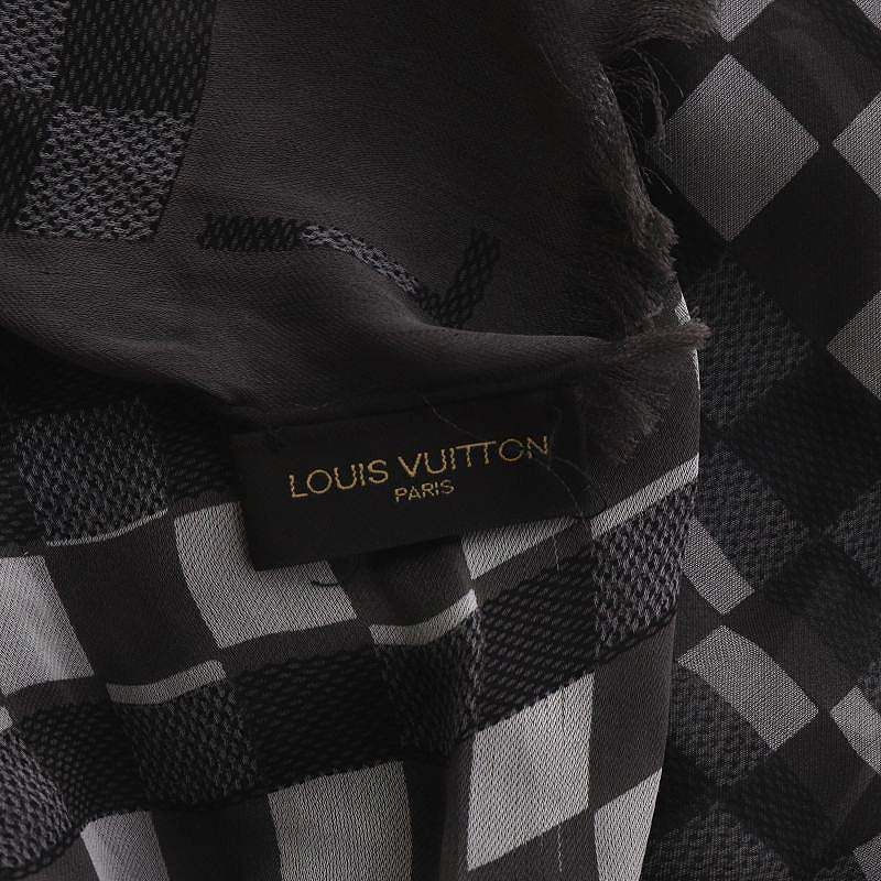 ルイヴィトン LOUIS VUITTON ストール スカーフ 大判 シルク 絹