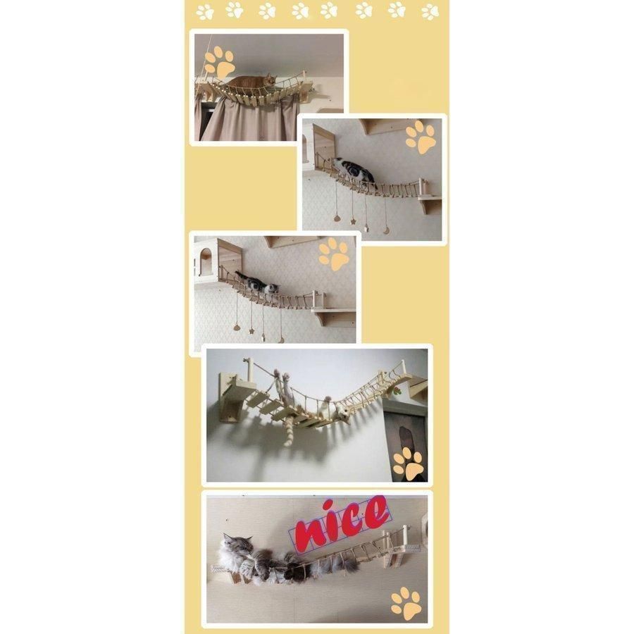 DIYキャットウォーク つり橋型