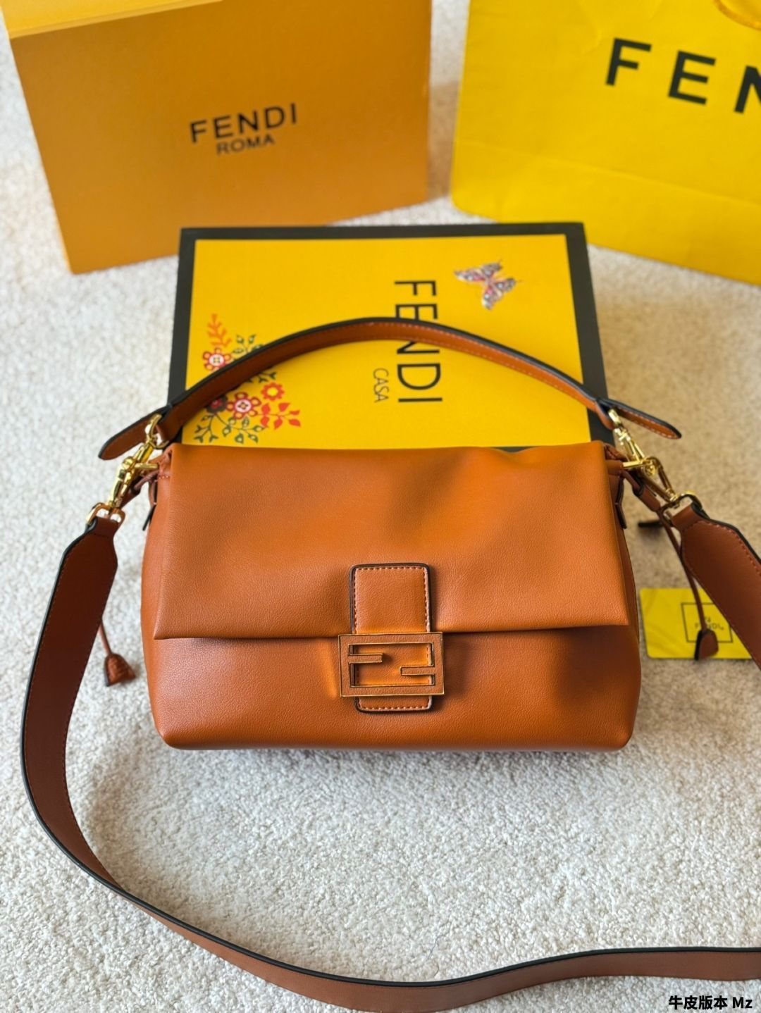 正規店買付【FENDI】ミディアム ママバゲットバッグ フェンディ新作「マンマ バゲット」は、柔らかさ＆洗練カラーに