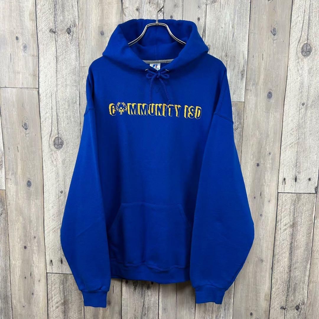 OLD RUSSELL 90s ラッセル Vガゼット スウェット パーカー XL - メルカリ