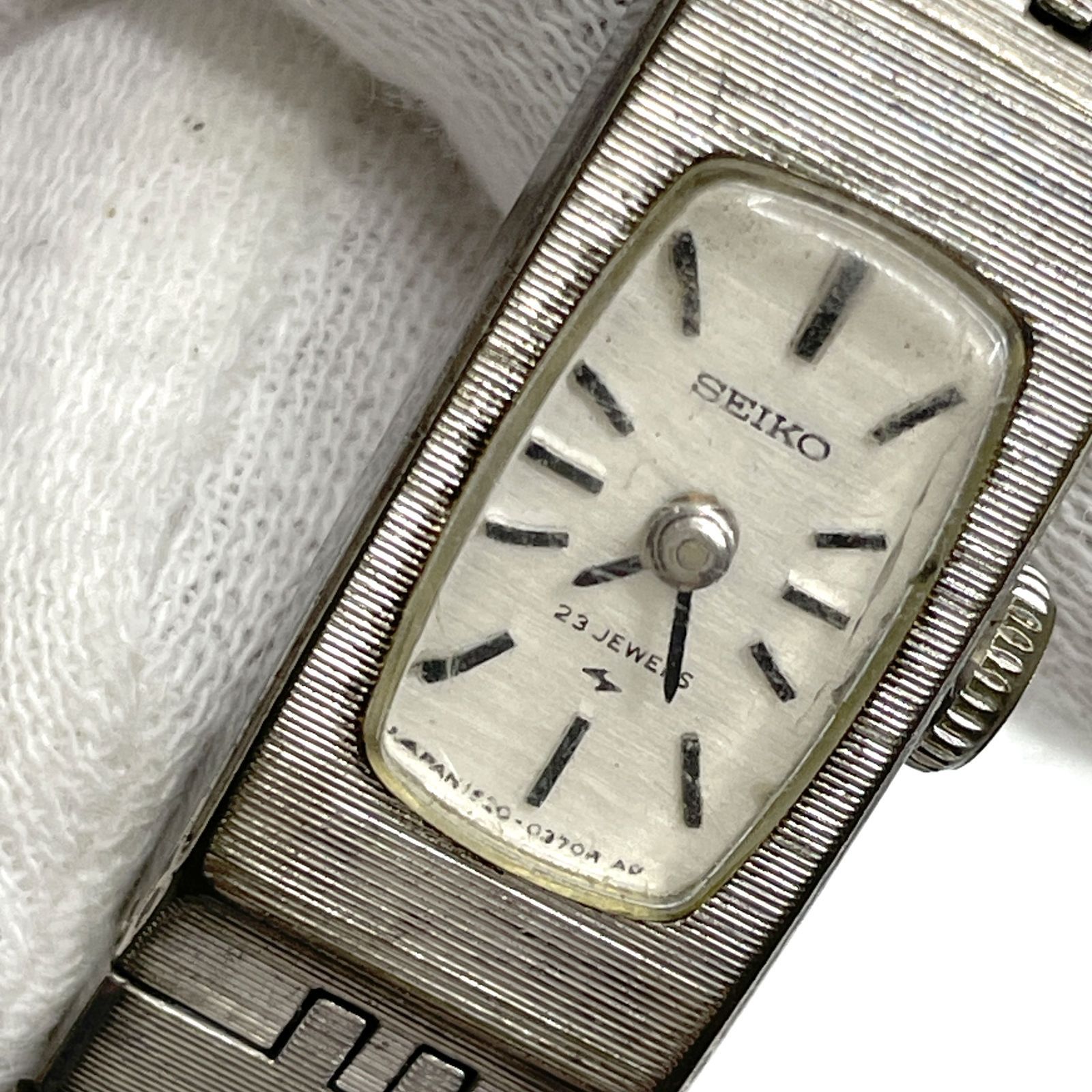 ジャンク SEIKO セイコー レディース 手巻き腕時計 シルバー シルバー 