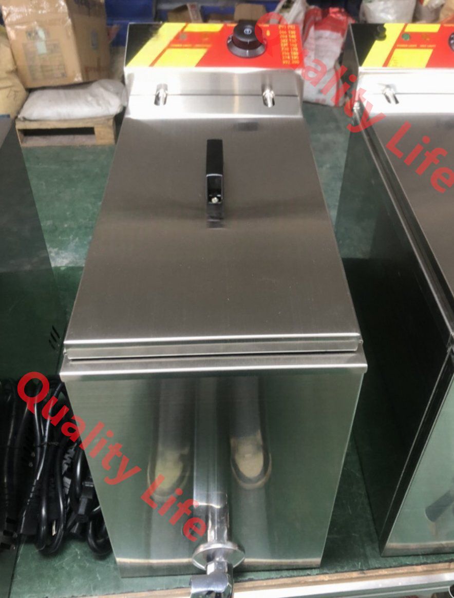 電気ディープフライヤー 大容量 25L 12フック付き 単相 100V |業務用|飲食店|店舗用品|屋台