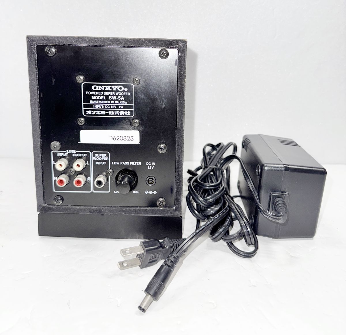 ONKYO GXー100HDとPOWERED SUPERWOOFER SW-5A