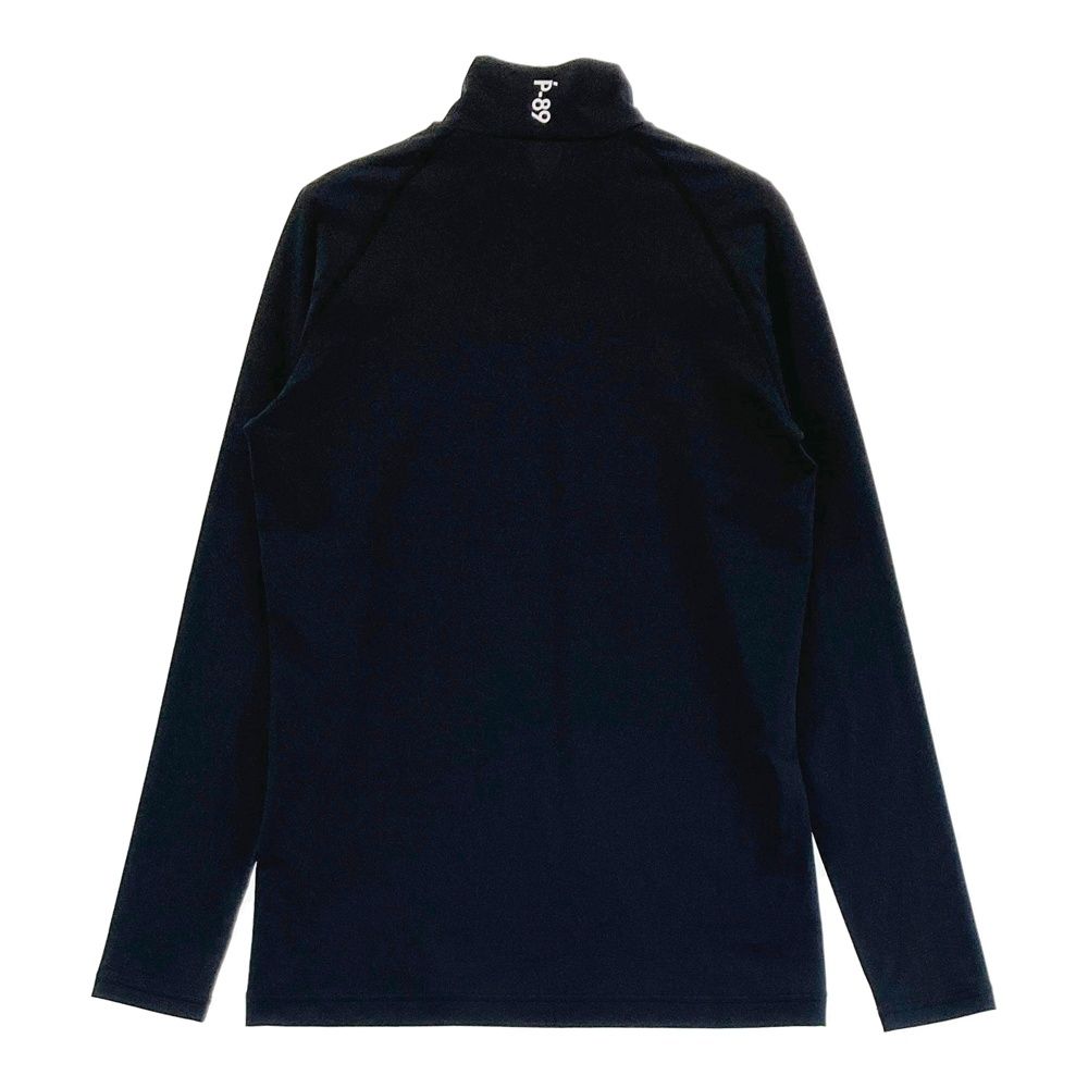 サイズ 5 PEARLY GATES パーリーゲイツ ハイネック 長袖Tシャツ ブラック系 240101403098 ゴルフウェア メンズ ストスト