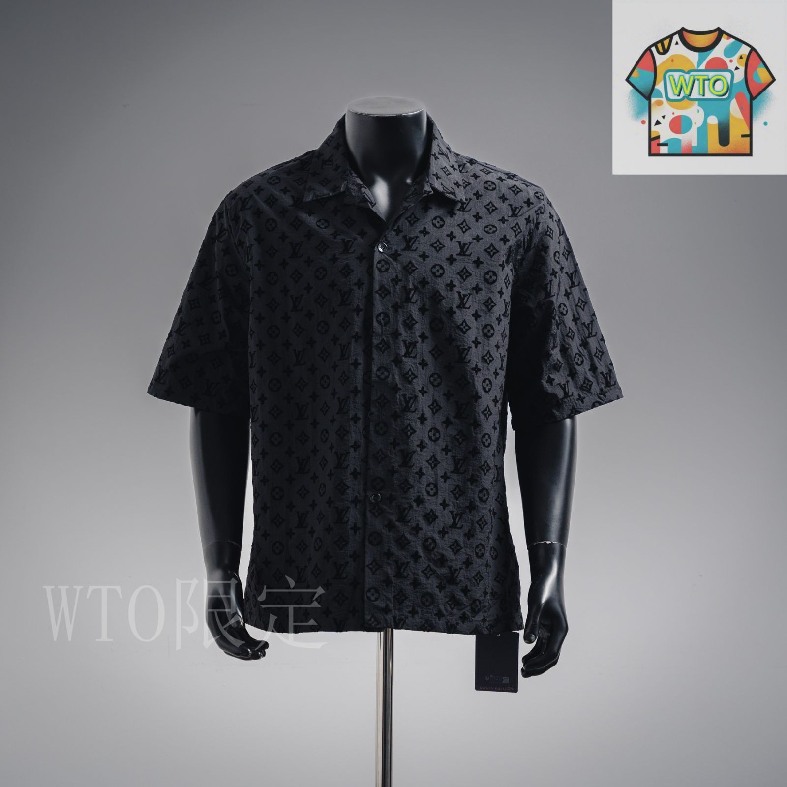 Louis Vuitton ルイヴィト 限定 半袖シャツ カモフラ1a192 24AW☆》ルイヴィトン Tシャツ 半袖 グラデ (Louis Vuitton/T