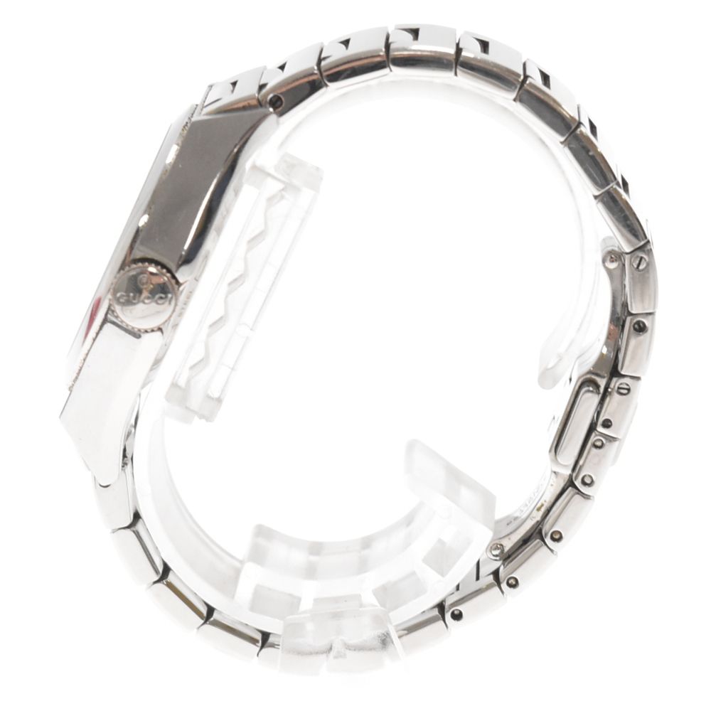 GUCCI グッチ 115.4（YA115423） PANTHEON パンテオン クォーツ腕時計 黒文字盤 不動 ジャンク品 : [グッチ] 腕時計 Pantheon パンテオン ブラック 文字盤