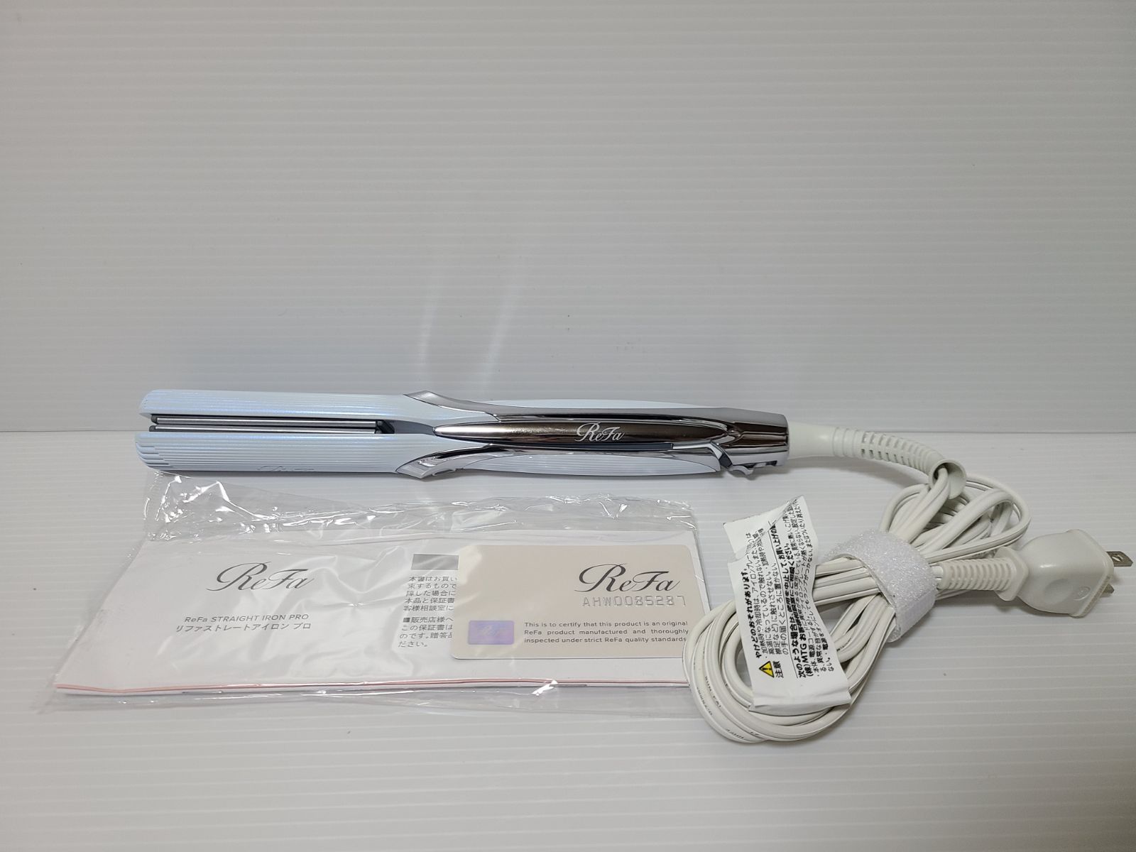 ReFa ストレートアイロンプロ ホワイト IRON ヘアアイロン リファ