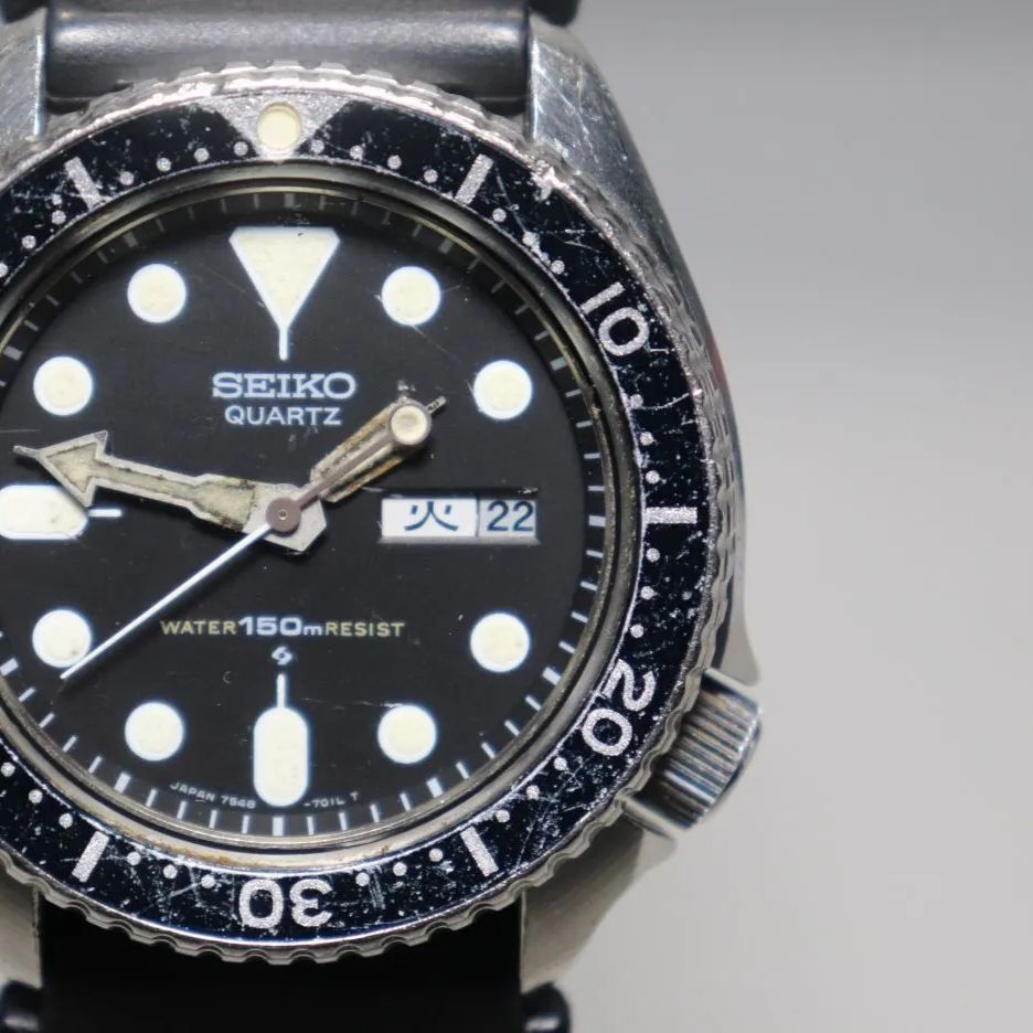 1982年製造】SEIKO QUARTZ DIVER セイコー クォーツダイバー150ｍ Ref.7548-7000 - メルカリ