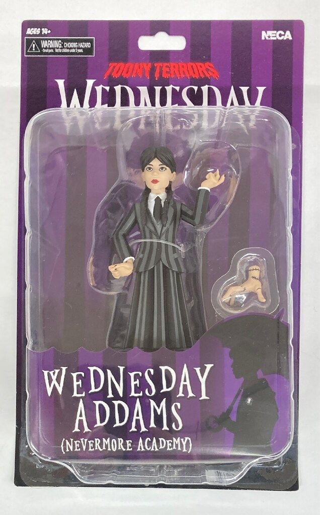 NECA TOONY TERRORS WEDNESDAY ADDAMS (NEVERMORE ACADEMY)