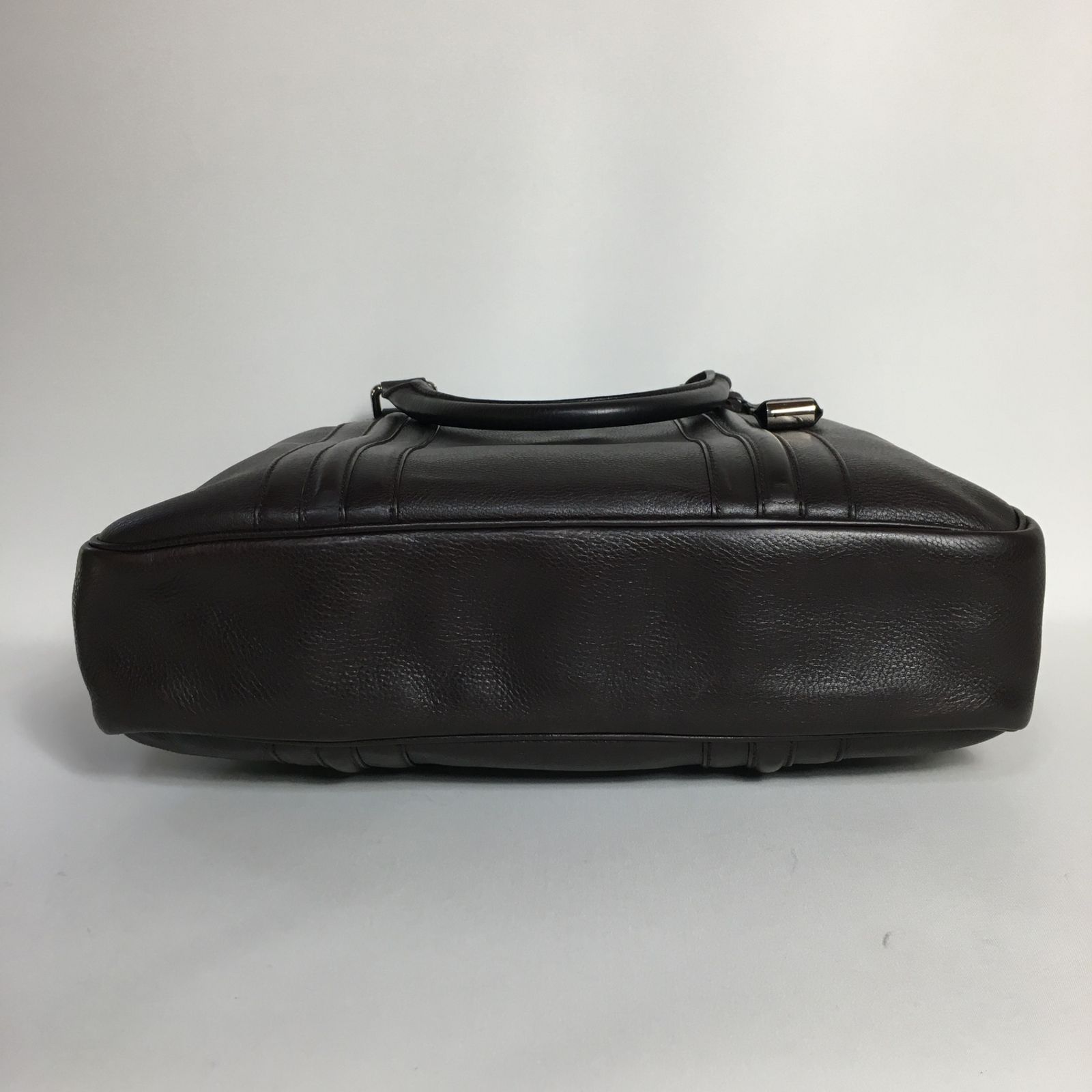 2505-121｜美品｜グッチ 2WAY ビジネスバッグ レザー ダークブラウン GUCCI - 2505-121｜美品｜グッチ 2WAY ビジネスバッグ レザー
