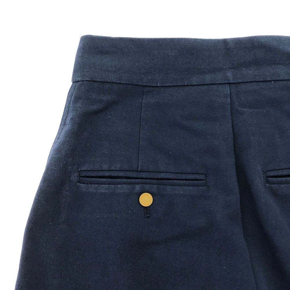 アナカ Unaca テーパードパンツ スラックス 38 M 緑 グリーン