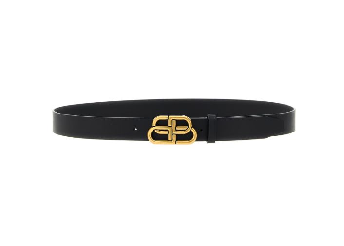 BALENCIAGA バレンシアガ 25SS BB ロゴ バックル ベルト