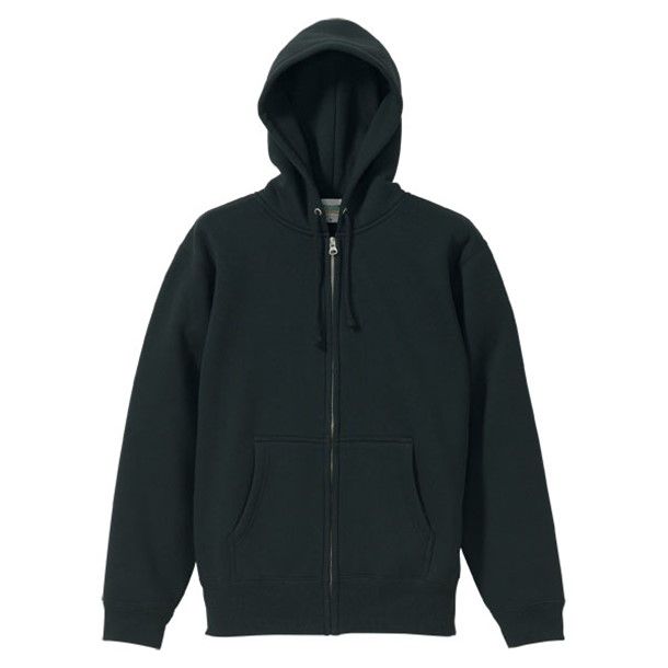 【HOT，品質保証】 ユナイテッドアスレ UnitedAthle 10.0OZ T CスウェットF Zパーカ カジュアルスウェットパーカー (562001xx-2)、ﾌﾞﾗｯｸ その他